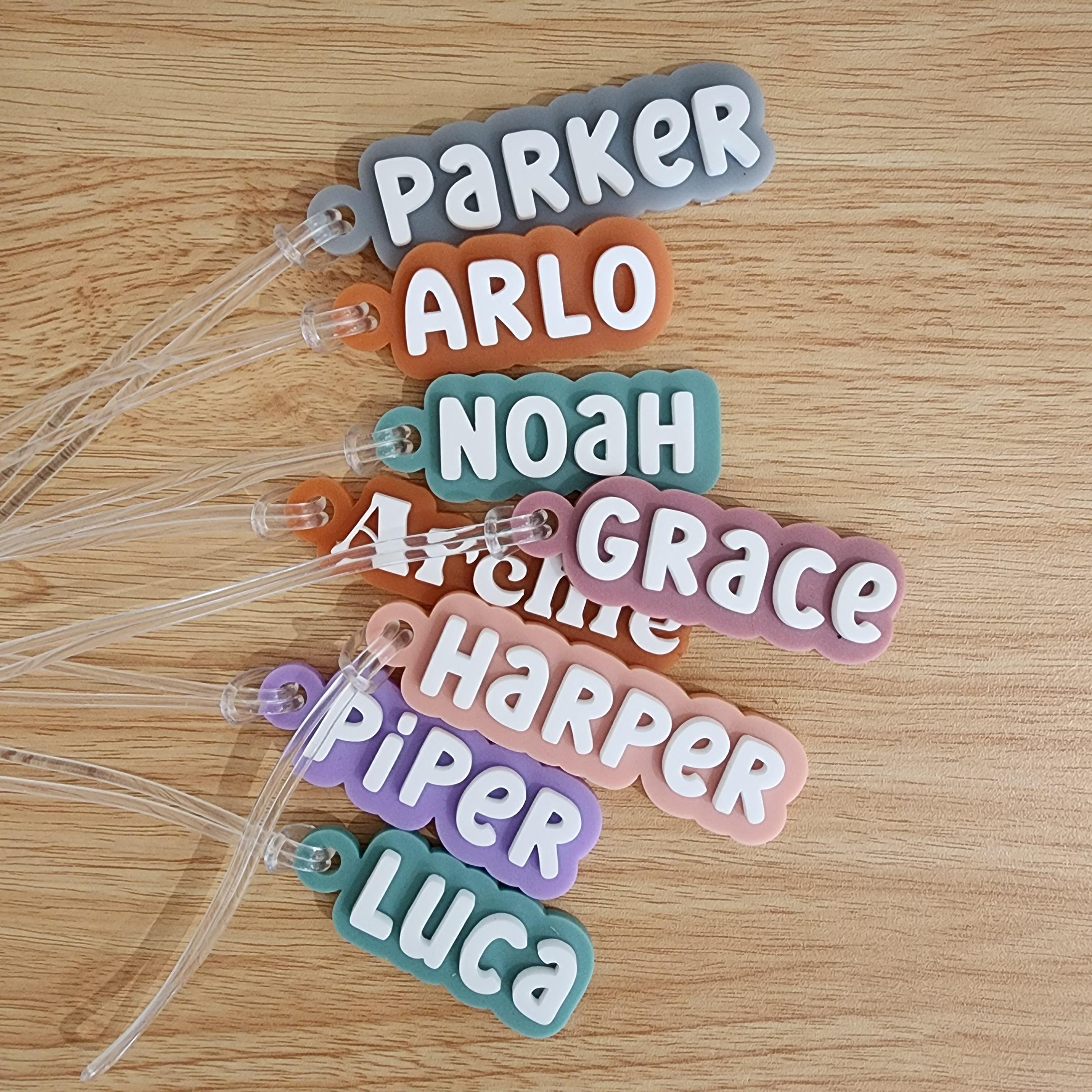 3D Personalised Acrylic Name Bag Tag 🎒 - The Willow Corner