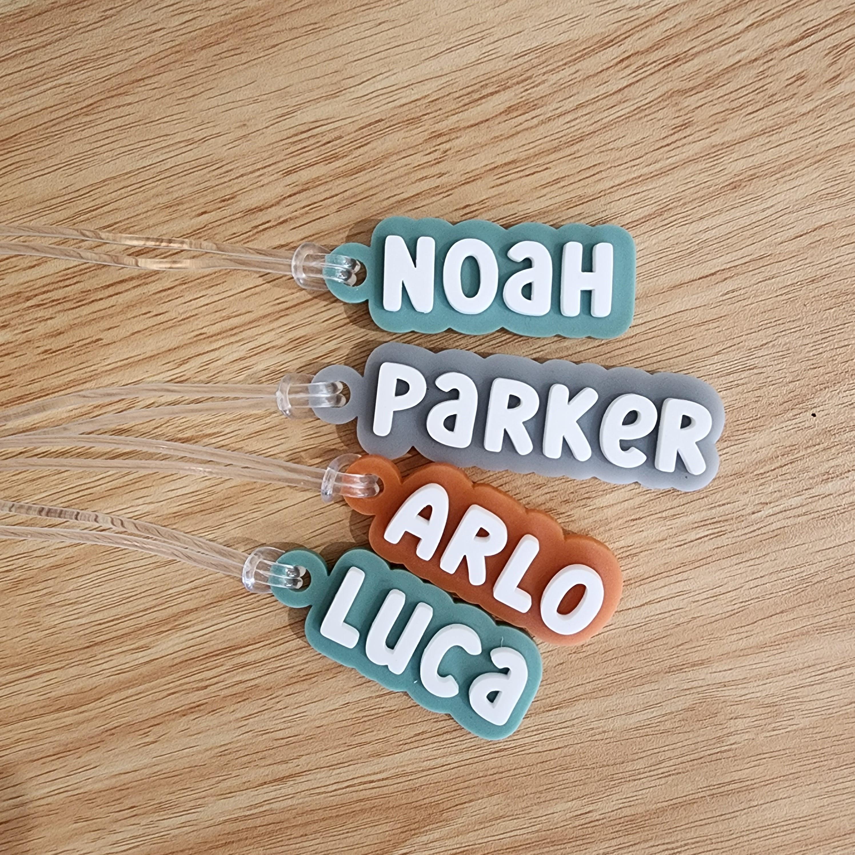 3D Personalised Acrylic Name Bag Tag 🎒 - The Willow Corner