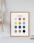 Colours - Neutral Tones - Educational Print Series - Poster - The Willow Corner