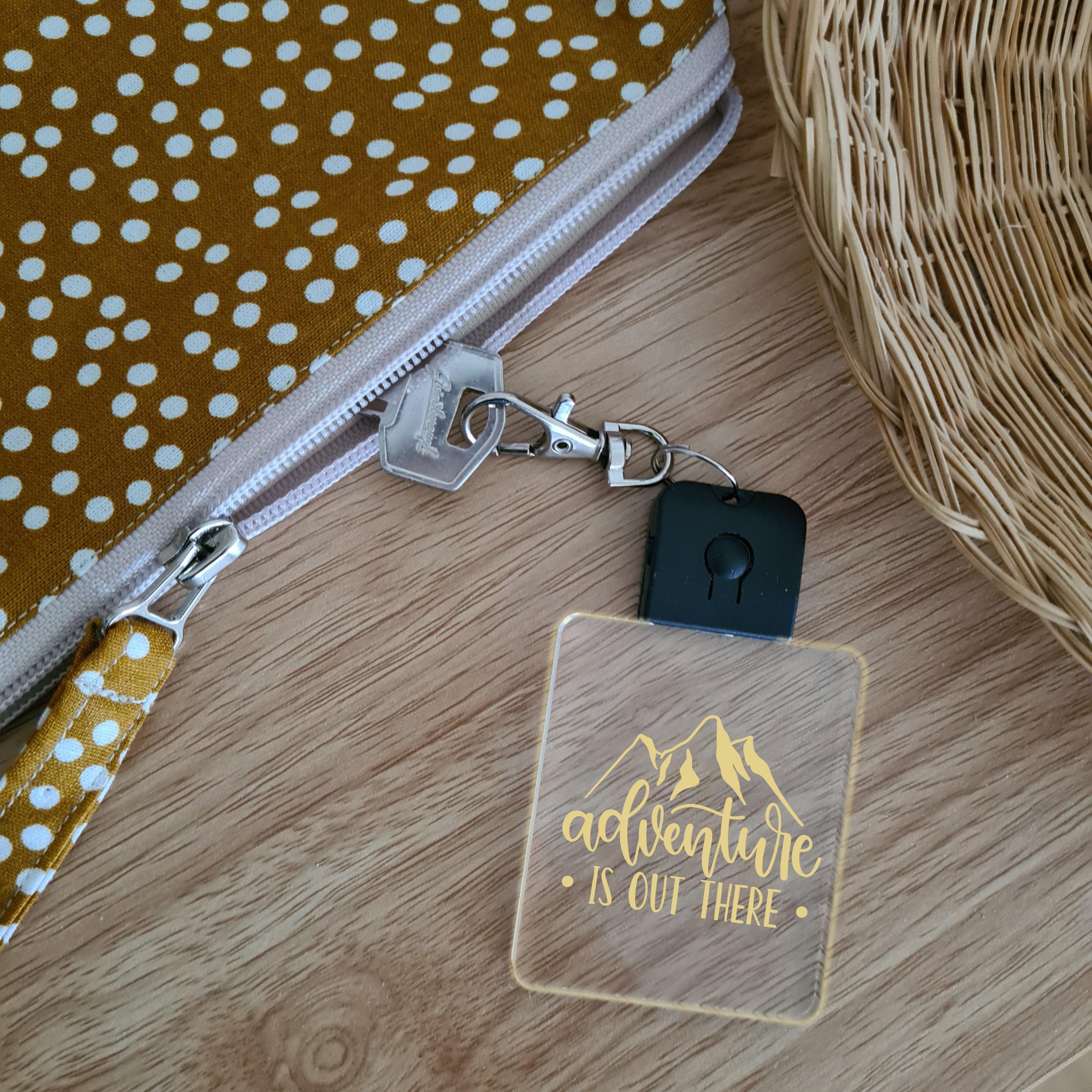 LED Glowing Keychain 🌕 - Adventure is out There - The Willow Corner