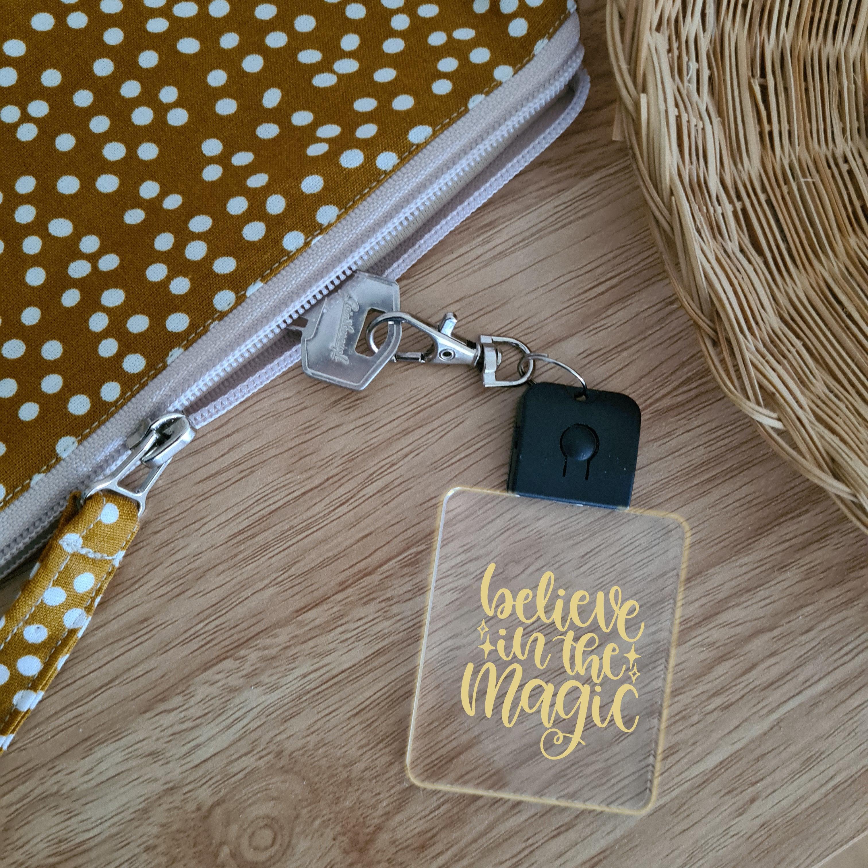 LED Glowing Keychain 🌕 - Believe in the Magic - The Willow Corner