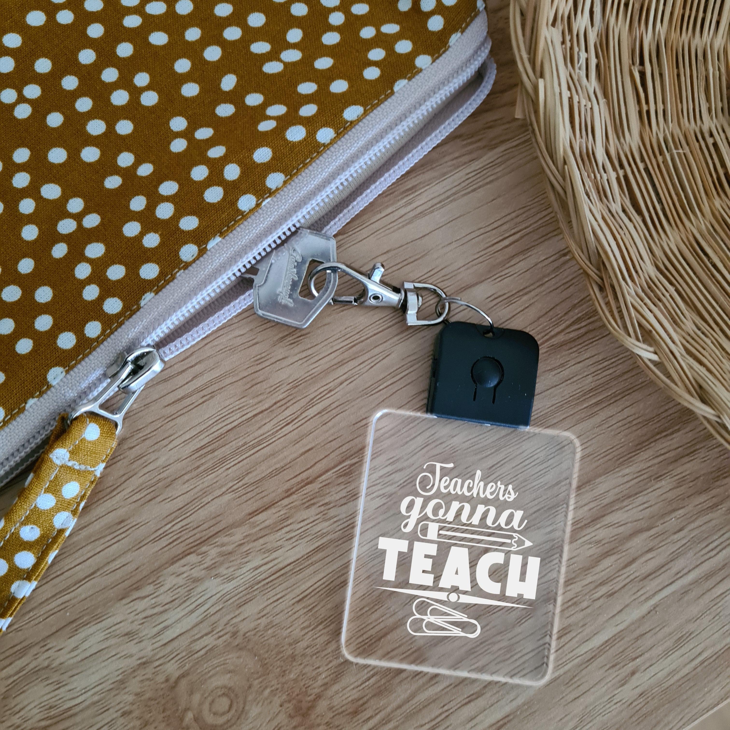 LED Glowing Keychain 🌕 - Teachers Gonna Teach - The Willow Corner