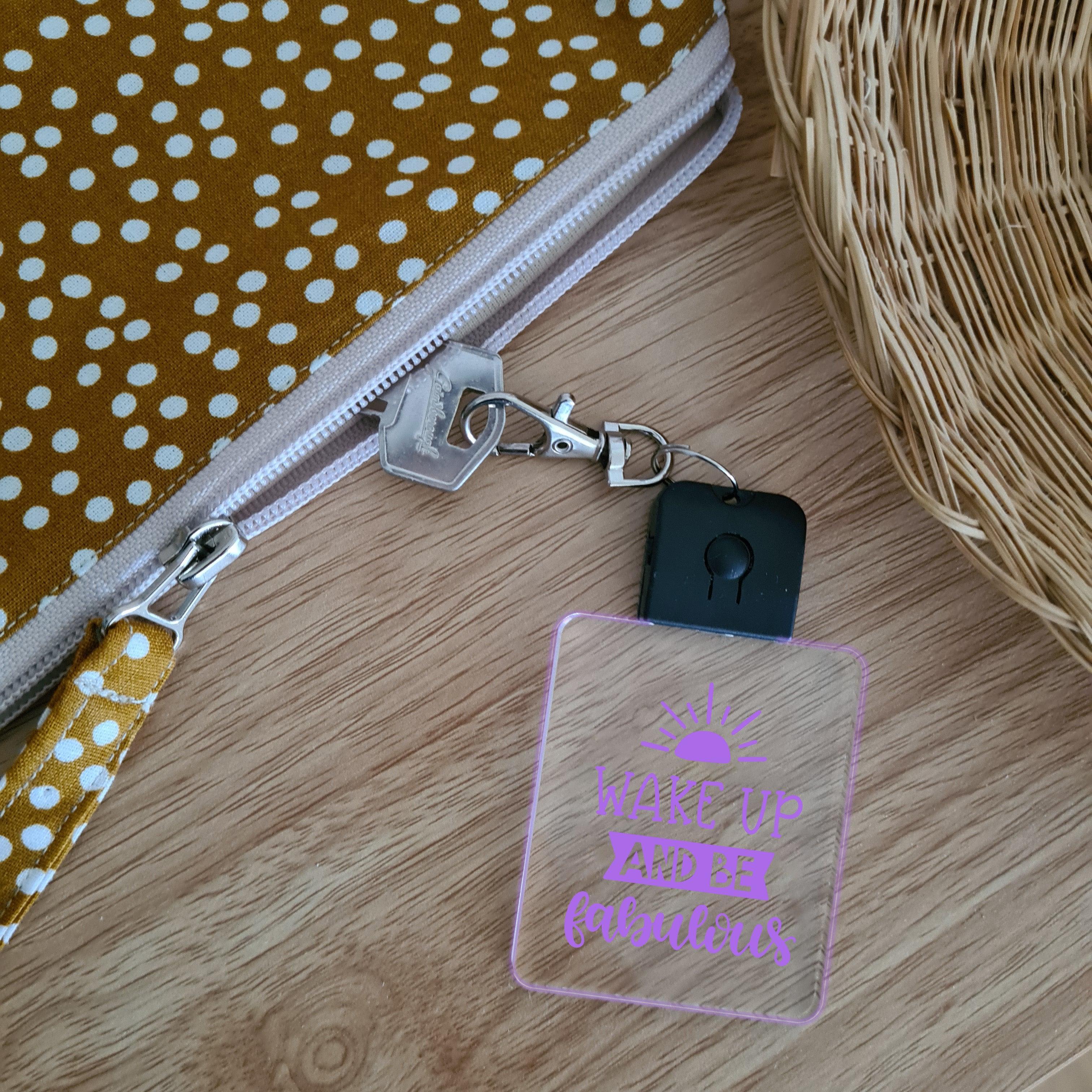 LED Glowing Keychain 🌕 - Wake Up and Be Fabulous - The Willow Corner