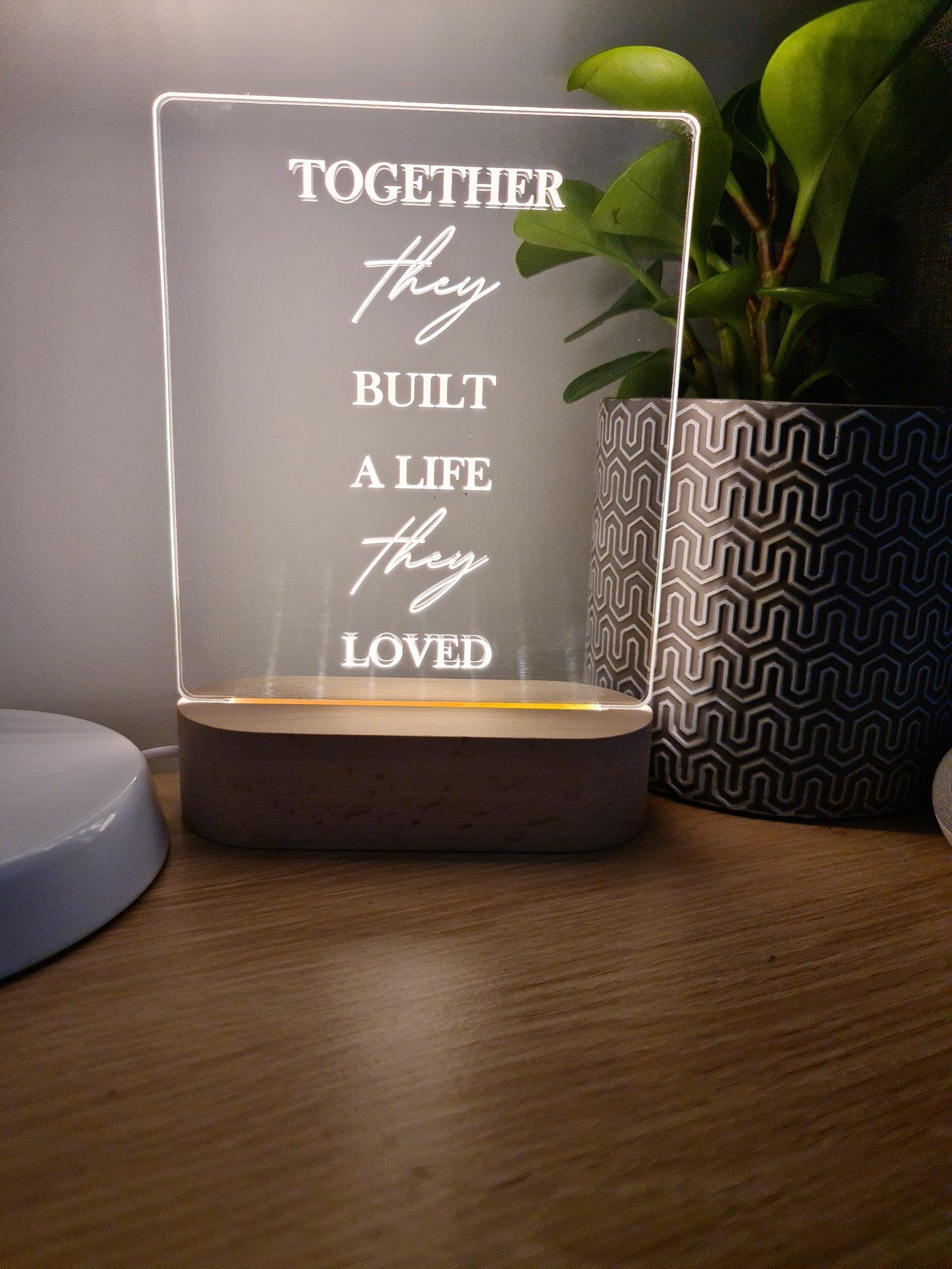 Love Night Light 💖 - A Life They Loved - The Willow Corner
