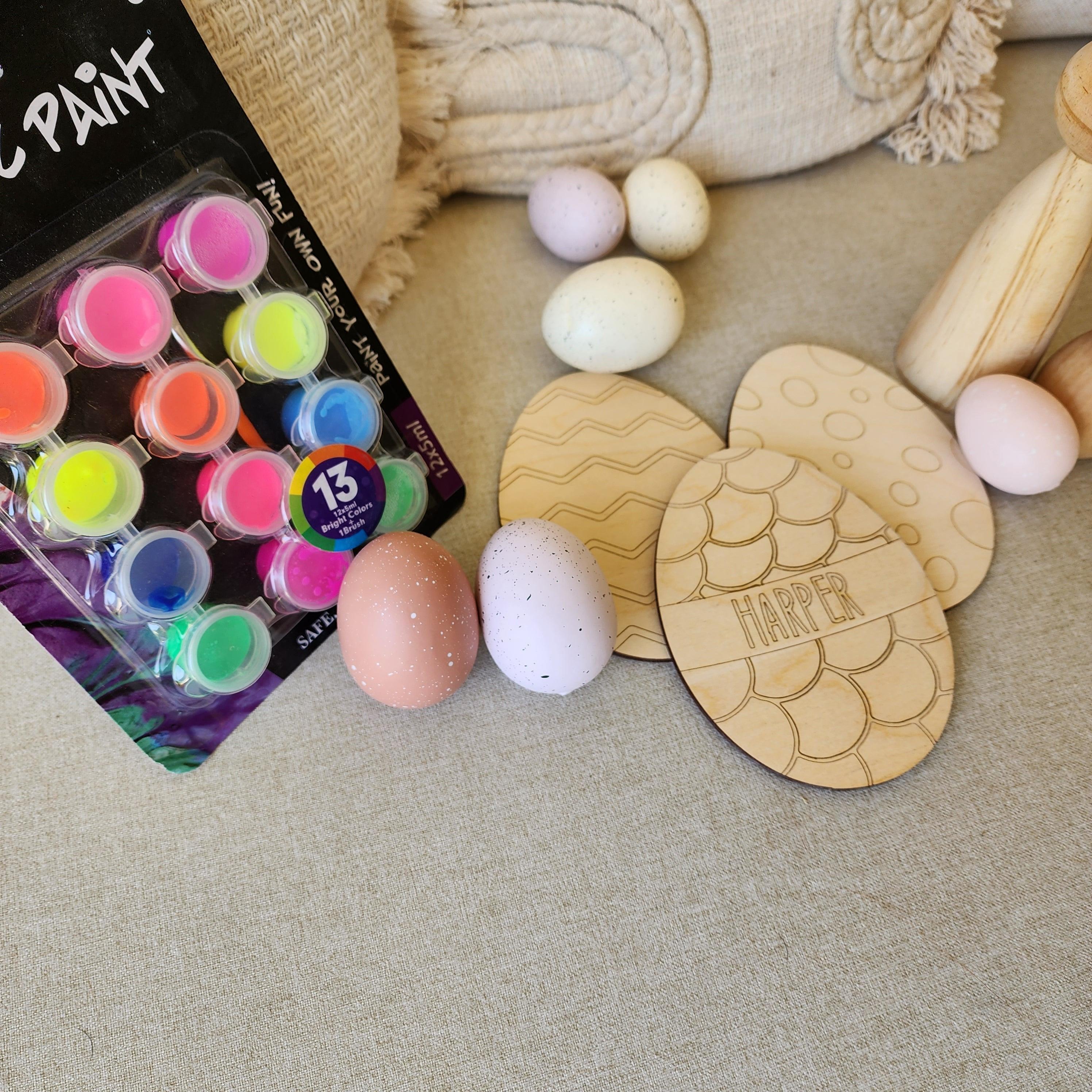 Paint-Your-Own Easter Egg Craft Pack - Personalised - The Willow Corner