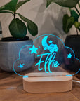 Personalised Night Light 🌙 - Cloudy Night - The Willow Corner