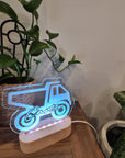 Personalised Night Light 🌙 - Construction Truck - The Willow Corner