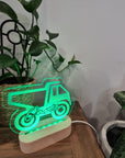 Personalised Night Light 🌙 - Construction Truck - The Willow Corner