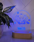 Personalised Night Light 🌙 - Cute Elephant - The Willow Corner