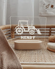 Personalised Night Light 🌙 - Farm Tractor - The Willow Corner