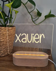 Personalised Night Light 🌙 - Fun Handwritten Name - The Willow Corner