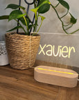 Personalised Night Light 🌙 - Fun Handwritten Name - The Willow Corner