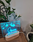 Personalised Night Light 🌙 - Hanging Stars - The Willow Corner