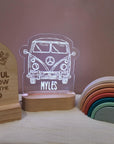 Personalised Night Light 🌙 - Kombi Van - The Willow Corner