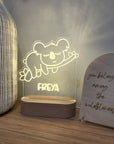 Personalised Night Light 🌙 - Sleepy Koala - The Willow Corner