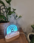 Personalised Night Light 🌙 - Triple Rainbow - The Willow Corner