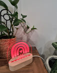 Personalised Night Light 🌙 - Triple Rainbow - The Willow Corner