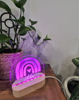 Personalised Night Light 🌙 - Triple Rainbow - The Willow Corner
