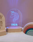 Personalised Night Light 🌙 - Unicorn - The Willow Corner