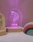 Personalised Night Light 🌙 - Unicorn - The Willow Corner