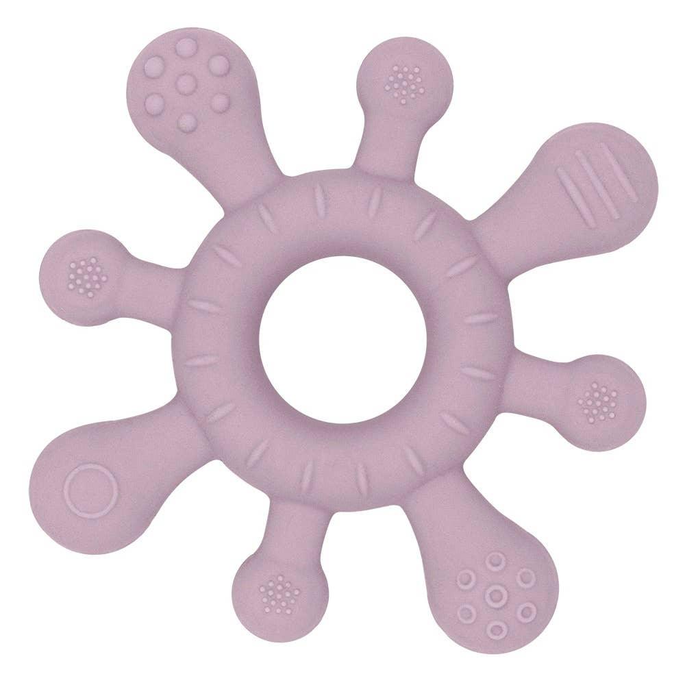 Silicone Splash Teether - Dusty Mauve - The Willow Corner