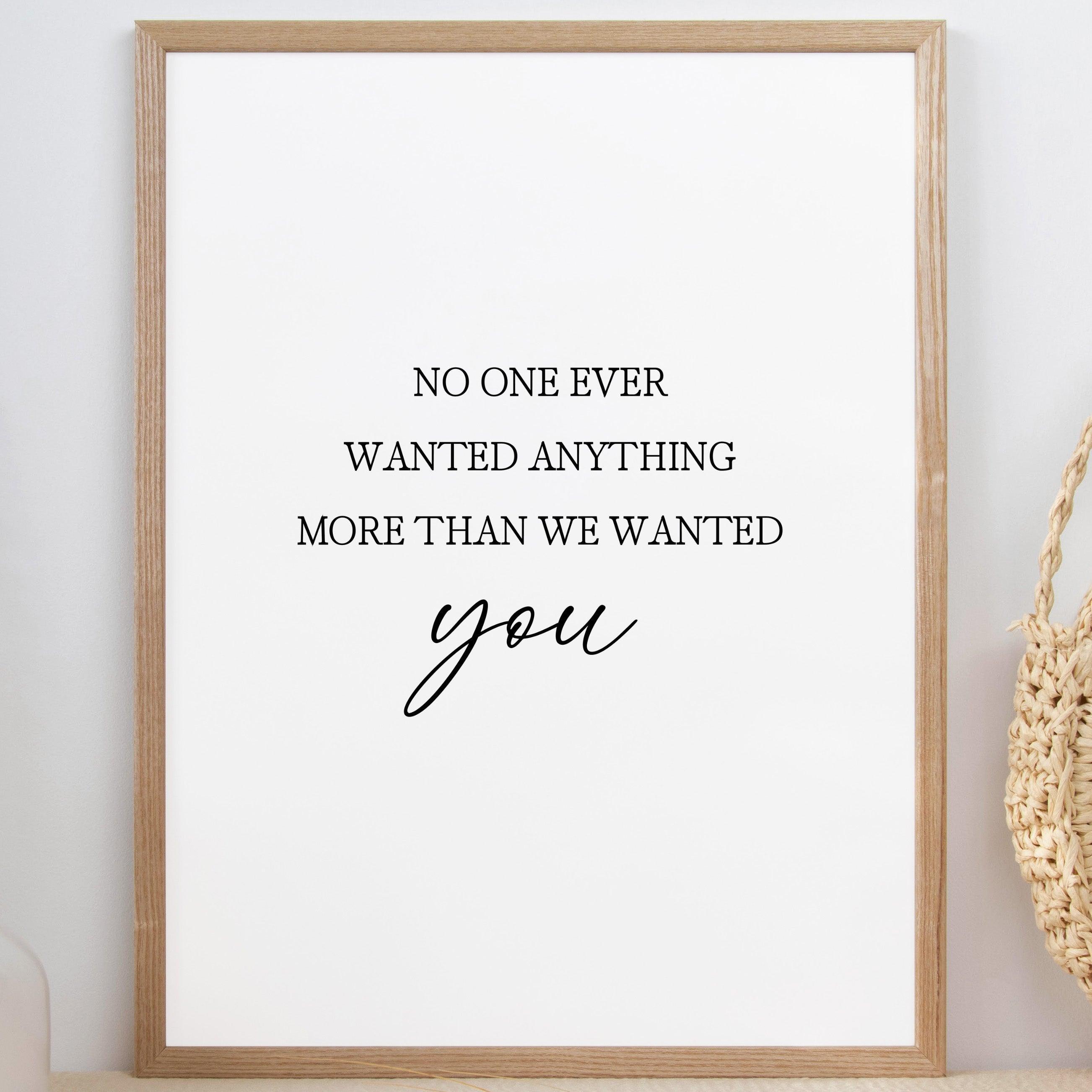 The Best By Far Is You - White - Quote Print Poster - The Willow Corner