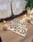 Wooden Santa Footprint Stencil - Christmas Keepsake - The Willow Corner